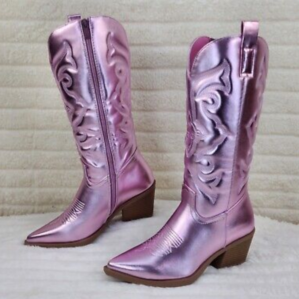 Pink Western Boots - Picture 1 of 2